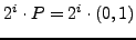 $ 2^i\cdot P = 2^i\cdot (0,1)$