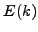 $ E(k)$