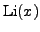 $ \Li (x)$