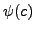 $ \psi(c)$