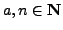 $ a, n\in\mathbb{N}$