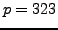 $ p=323$