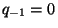 $ q_{-1}=0$