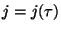 $ j=j(\tau)$