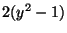$ 2(y^2-1)$
