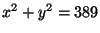$ x^2+y^2=389$