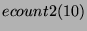 $ ecount2(10)$