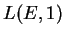 $ L(E,1)$