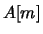 $ A[m]$