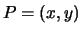 $ P=(x,y)$