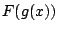 $ F(g(x))$