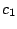$\displaystyle c_1$