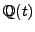 $ \mathbb{Q}(t)$