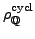 $ \rho_{\mathbb{Q}}^{\rm cycl}$