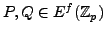 $ P,Q \in E^f(\mathbb{Z}_p)$