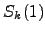 $ S_k(1)$