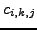 $ c_{i,k,j}$