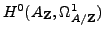 % latex2html id marker 7863
$ H^0(A_{{\bf {Z}}},\Omega^1_{A/{\bf {Z}}})$