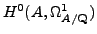 % latex2html id marker 7889
$ H^0(A,\Omega^1_{A/{\bf {Q}}})$