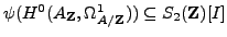 % latex2html id marker 7929
$ \psi(H^0(A_{{\bf {Z}}},\Omega^1_{A/{\bf {Z}}})) \subseteq S_2({\bf {Z}})[I]$