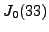 $ J_0(33)$