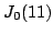 $ J_0(11)$