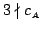 $ 3\nmid {c_{\scriptscriptstyle{A}}}$