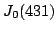 $ J_0(431)$