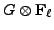 $ G \otimes {\bf {F}}_\ell$