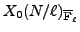 $ X_0(N/\ell)_{{\overline{\mathbf{F}}_\ell}}$