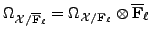 % latex2html id marker 8659
$ \Omega_{\mathcal{X}/{{\overline{\mathbf{F}}_\ell}
}} = \Omega_{\mathcal{X}/{\mathbf{F}_\ell }} \otimes {\overline{\mathbf{F}}_\ell}$