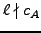 $ \ell \nmid c_A$