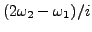 % latex2html id marker 9080
$ (2\omega_2-\omega_1)/i$