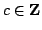 $ c\in{\bf {Z}}$