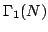 $ \Gamma_1(N)$