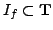 $ I_f\subset {\bf {T}}$