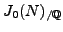 $ X_0(N)_{/\mathbb{Q}}$