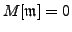 $ x\in M[\mathfrak{m}]$