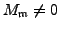 $ M[\mathfrak{m}]\neq 0$
