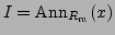 $\displaystyle R_\mathfrak{m}/I \cong R_\mathfrak{m}\cdot x \subset M_{n-1},$