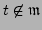 $ t_i\not\in\mathfrak{m}$