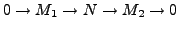 $ N[\mathfrak{m}]\neq 0 \iff (M_1\oplus M_2) [\mathfrak{m}]\neq 0.$