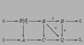$ \psi : B \rightarrow Q$