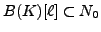 $ M_0=N_0/(B(K)[\ell])$