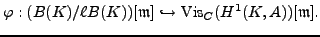 $ x \in B(K)$