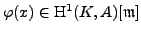 $\displaystyle d \in \H ^1(\overline{k}_v/k_v, \Phi_{A,v}(\overline{k}_v))[\mathfrak{m}].
$