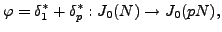 $ \delta_1^*$