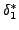 $ \delta_p^*$