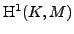 $ \H ^1(G_K, M)$