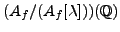$ (A/\Psi)(\mathbb{Q})$